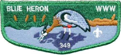Blue Heron Lodge 349 ArrowCorps5 OA Flap Tidewater Council 