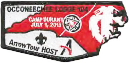 Values Guide Patch Patch Values: Occoneechee 104 - S115 ArrowTour red NC